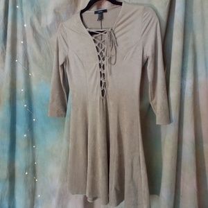 Forever 21 / faux velvet dress